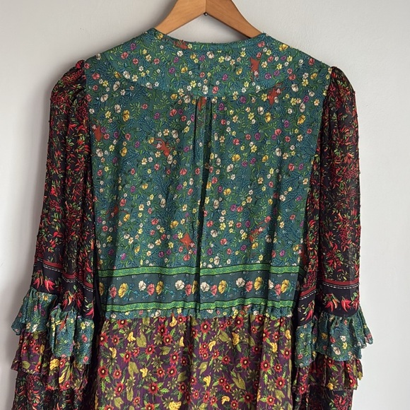 FARM RIO Mix Mini Prints Mini Dress XS - Picture 11 of 15